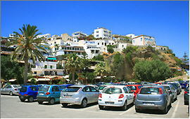 Agia Galini: View of the village from the port
